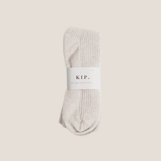 Ivory Cashmere Sleep Socks, KIP Cashmere Sleep Socks, Biggest Little Baskets, Cashmere Socks, Cashmere, Luxury Gift, Luxury Gift for Her, Spa Gift, Gift