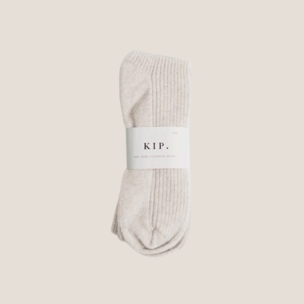 Ivory Cashmere Sleep Socks, Biggest Little Baskets, Luxury Gift, Gift for Women, Cashmere, Cashmere Socks, Gifting