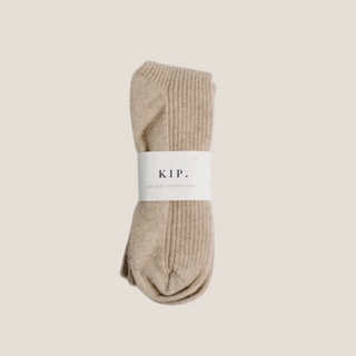 Taupe/Champagne Color Cashmere Sleep Socks,KIP Cashmere Sleep Socks, Biggest Little Baskets, Cashmere Socks, Cashmere, Luxury Gift, Luxury Gift for Her, Spa Gift, Gift