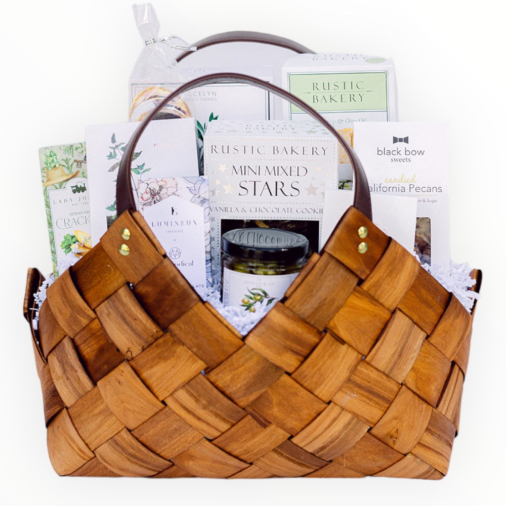 The Tried & True Gift Basket - Medium Brown